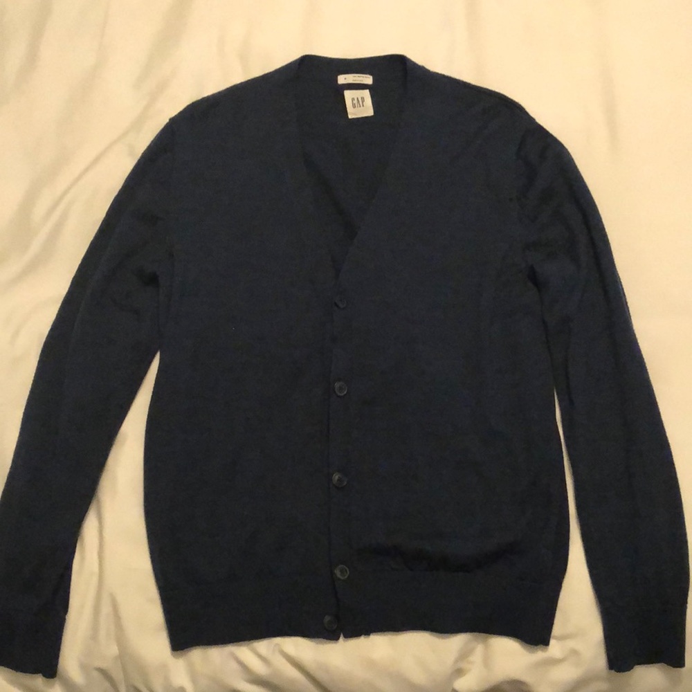 Men’s blue cardigan